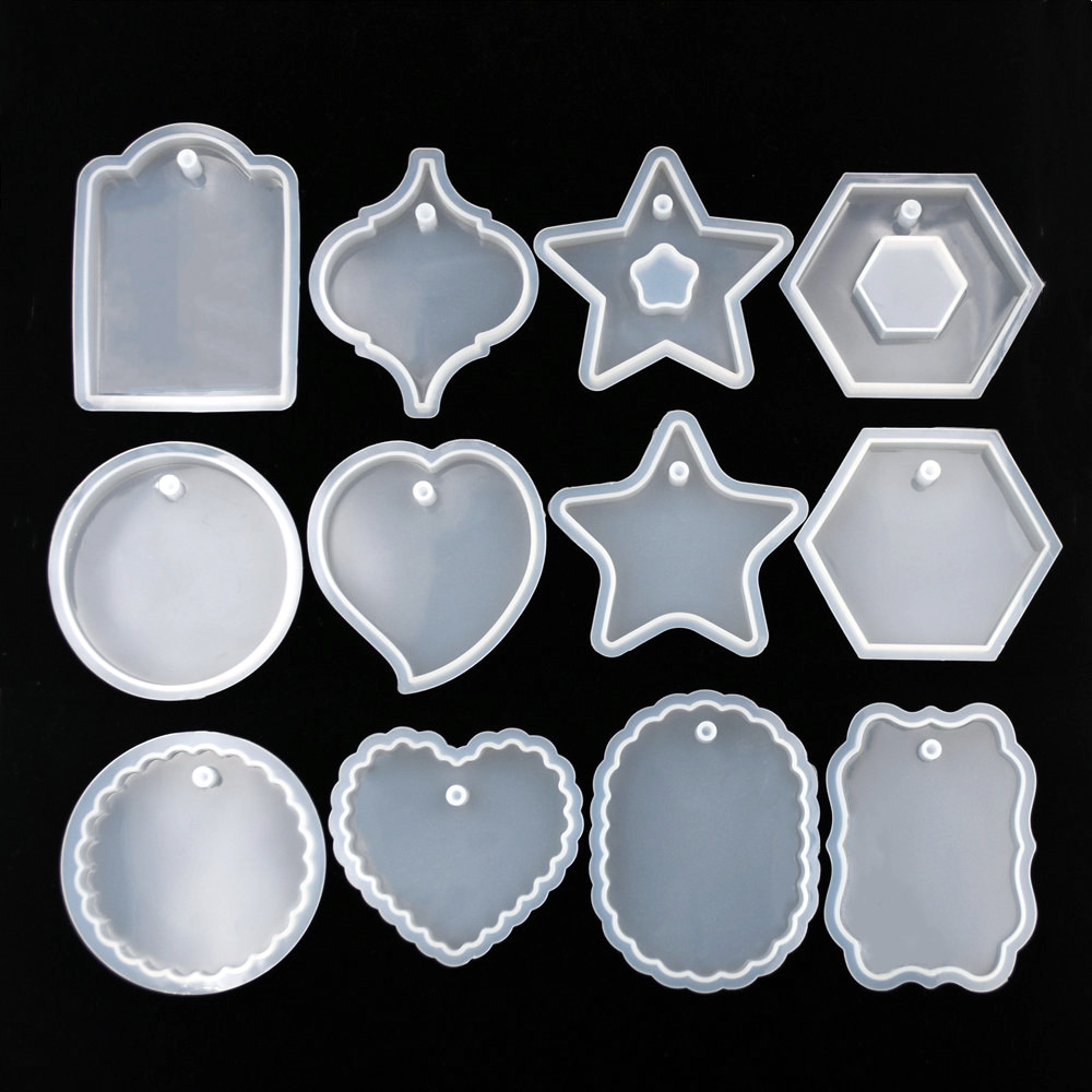 Jewelry Making Techniques - 1 thẻ khuôn silicon Nhựa Dẻo