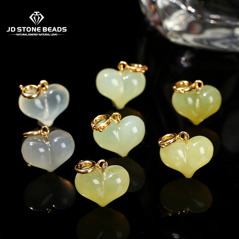 Jewelry Making Light - 1 Pc Natural Stone Light Green
