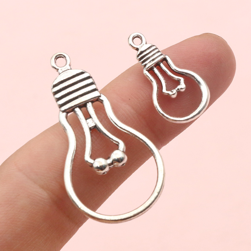 Jewelry Making Light - 20pcs Light Bulb Charms Pendant 2