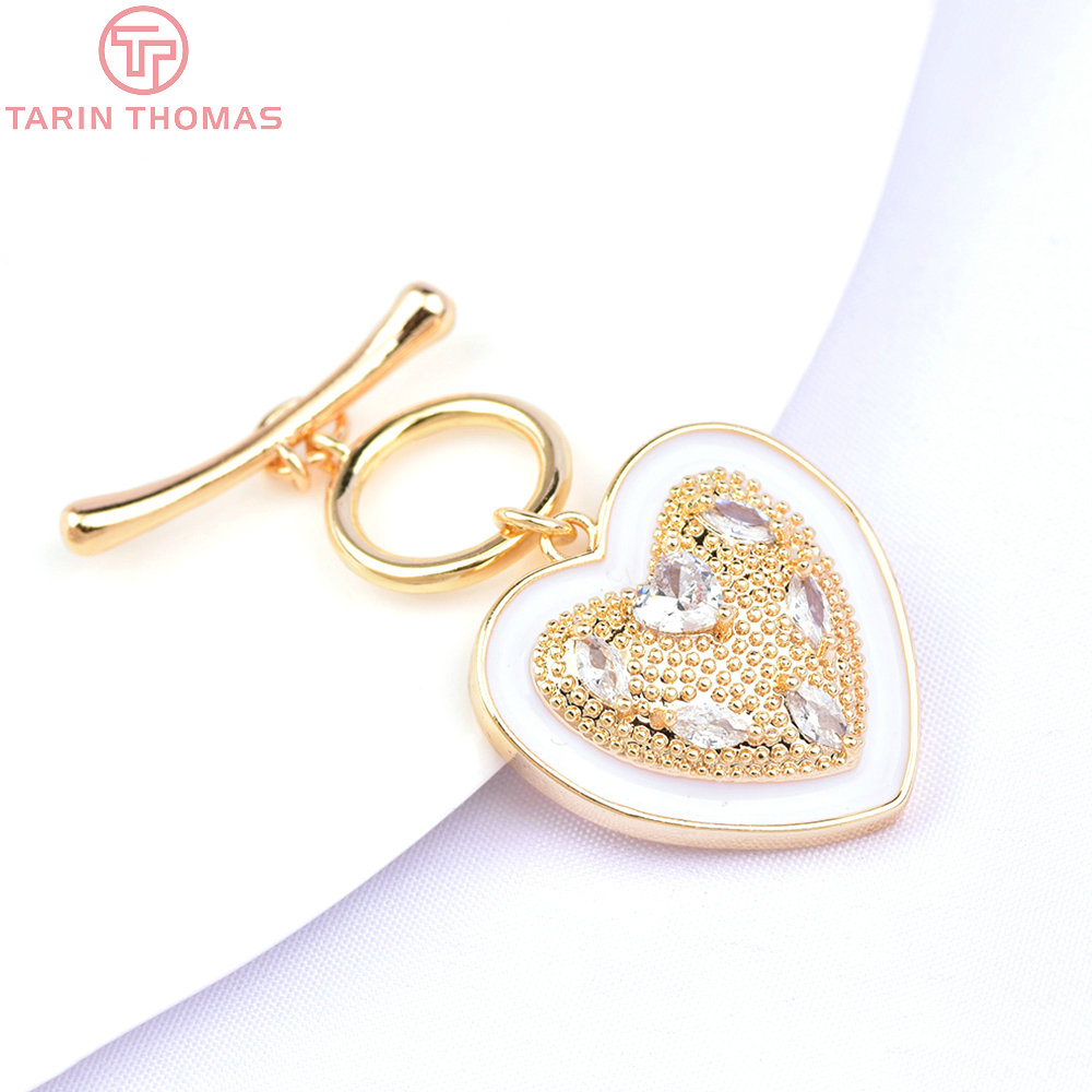 Toggle Clasp Gold - (6395) bộ 2 Vàng 24K Màu