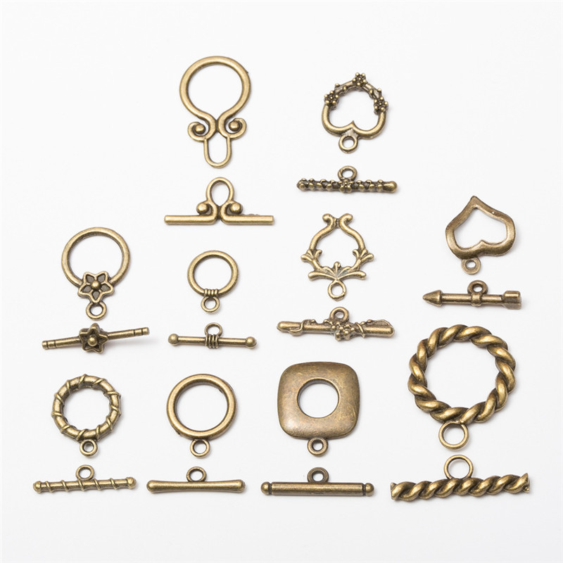 Toggle Clasp Gold - 10 Bộ Hợp Kim Kim Loại
