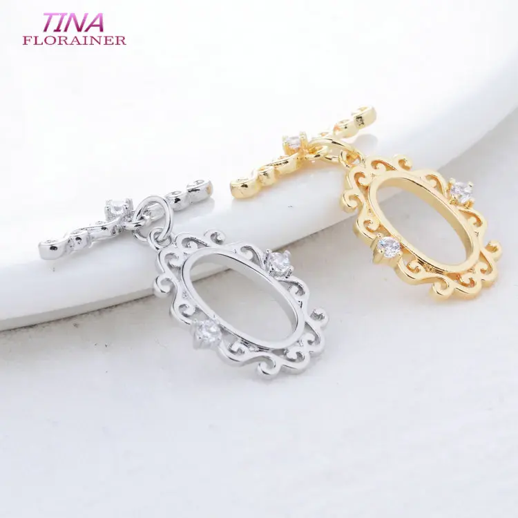Toggle Clasp Gold - 15*20MM Vàng 14K Màu Mạ Đồng