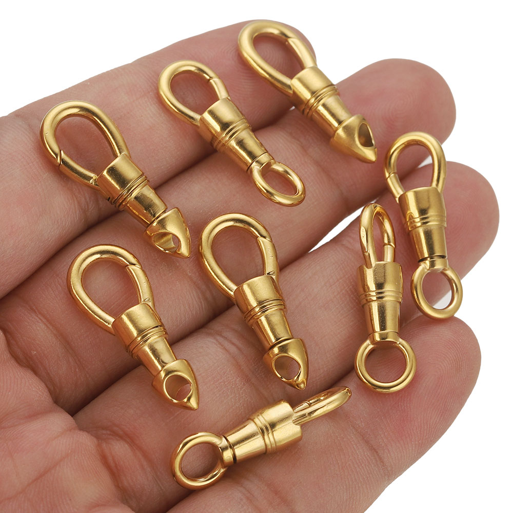 2pcs/lot Stainless Steel Bag K - đánh giá và giá Toggle Clasp Gold