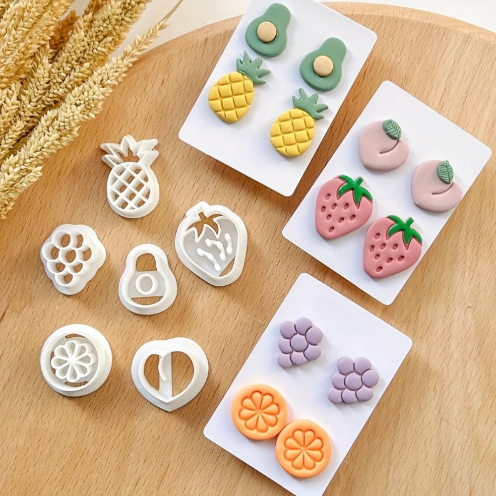 6Pcs Mini Fruit Clay Earring C - đánh giá và giá Jewelry Making Techniques