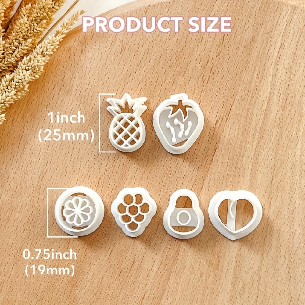 6Pcs Mini Fruit Clay Earring C - đánh giá và giá Jewelry Making Techniques