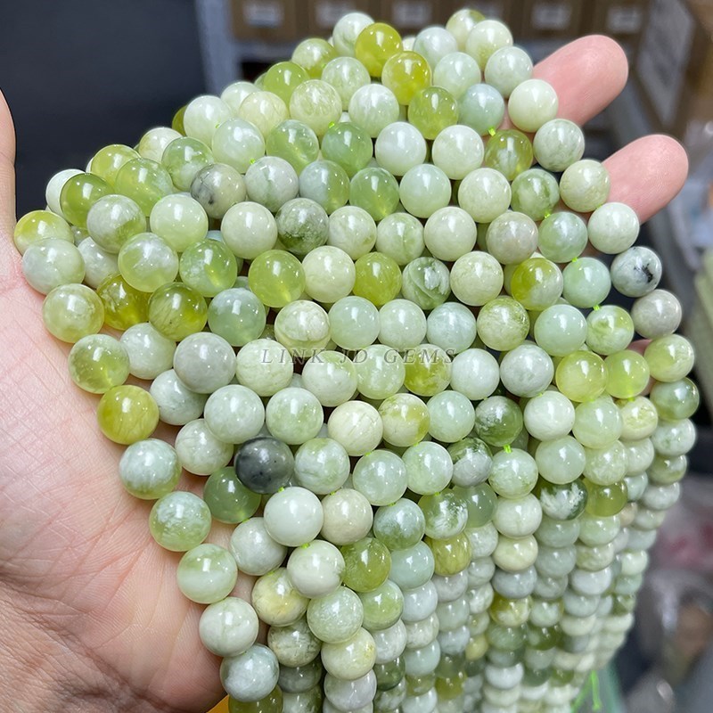 Natural Light Green White Mixe - đánh giá và giá Jewelry Making Light