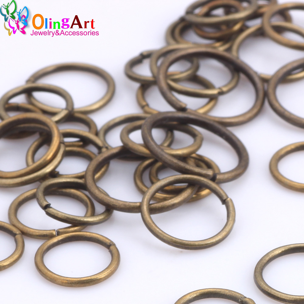 OlingArt Mạ Đồng Nhảy Vòng 6Mm - đánh giá và giá Jump Ring Assorted