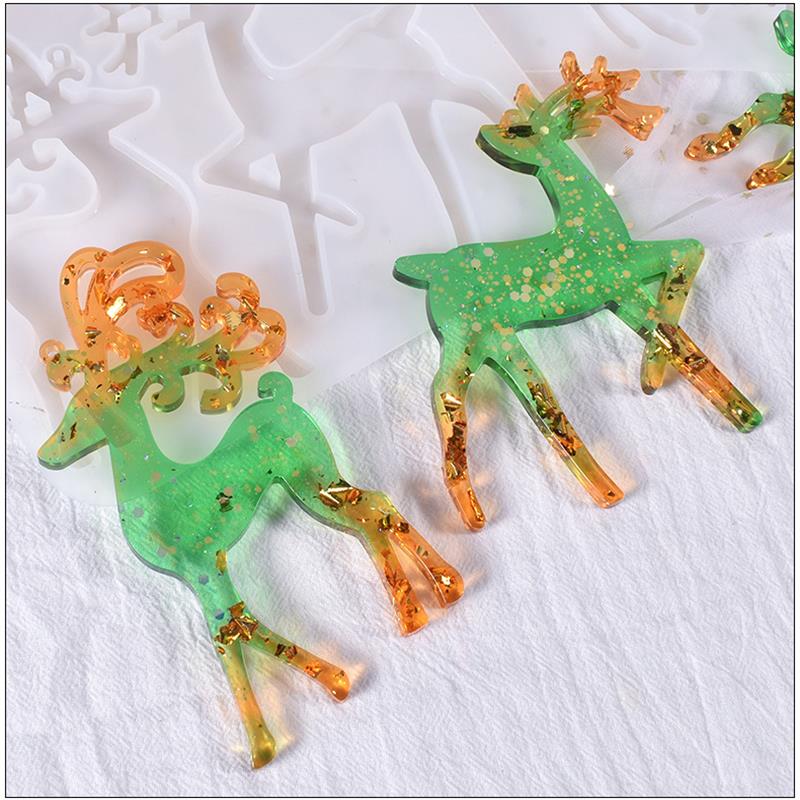 Christmas Elk Epoxy Resin Mold - đánh giá và giá Jewelry Making Techniques