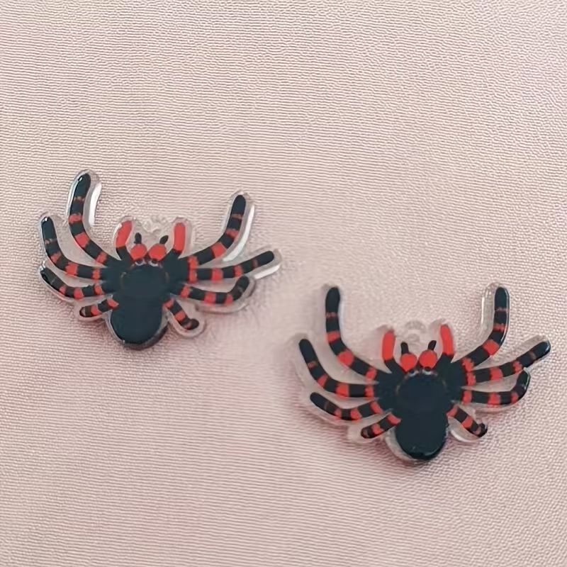 10pcs acrylic Halloween spider - đánh giá và giá Jewelry Making Necklaces