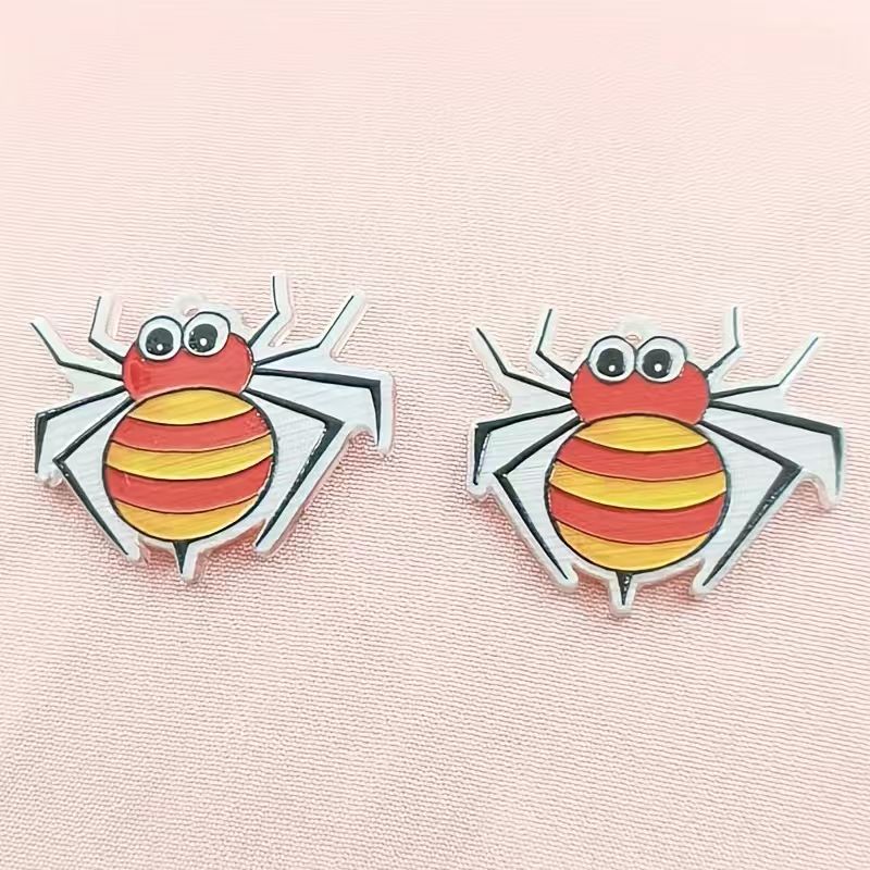10pcs acrylic Halloween spider - đánh giá và giá Jewelry Making Necklaces