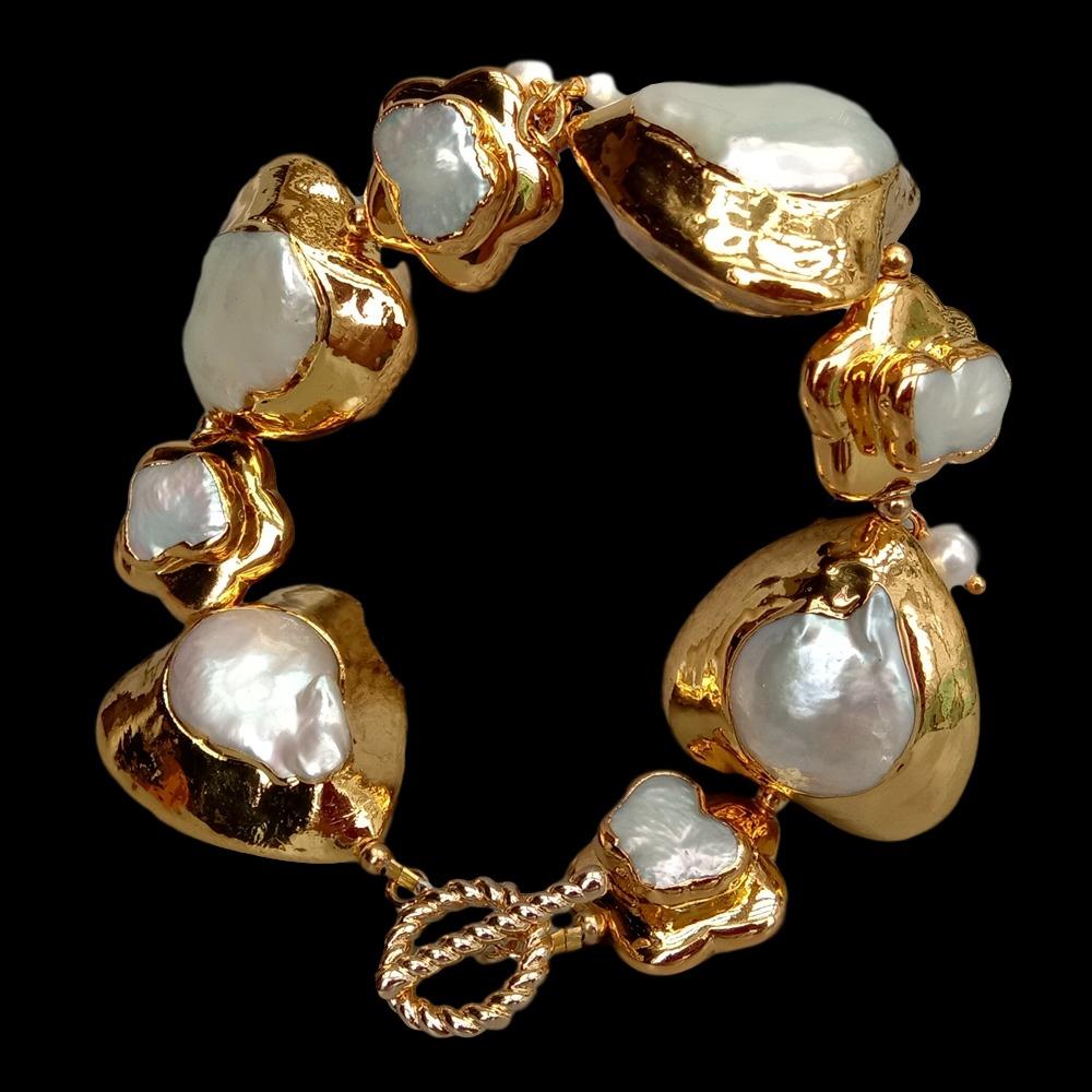 YYGEM natural Heart and Flower - đánh giá và giá Toggle Clasp Gold