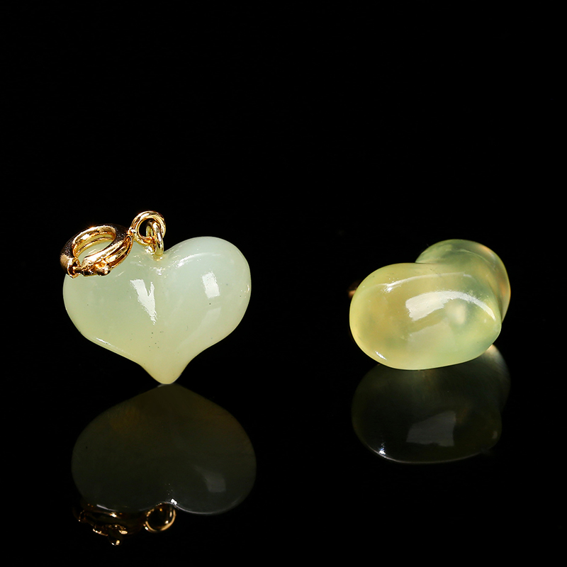 1 Pc Natural Stone Light Green - đánh giá và giá Jewelry Making Light