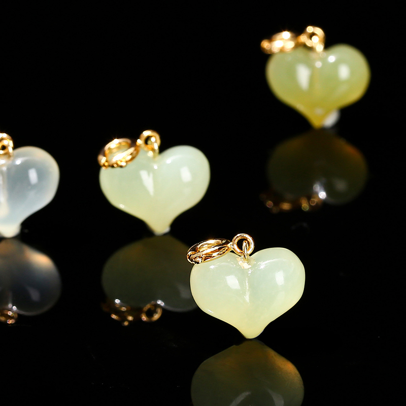 1 Pc Natural Stone Light Green - đánh giá và giá Jewelry Making Light