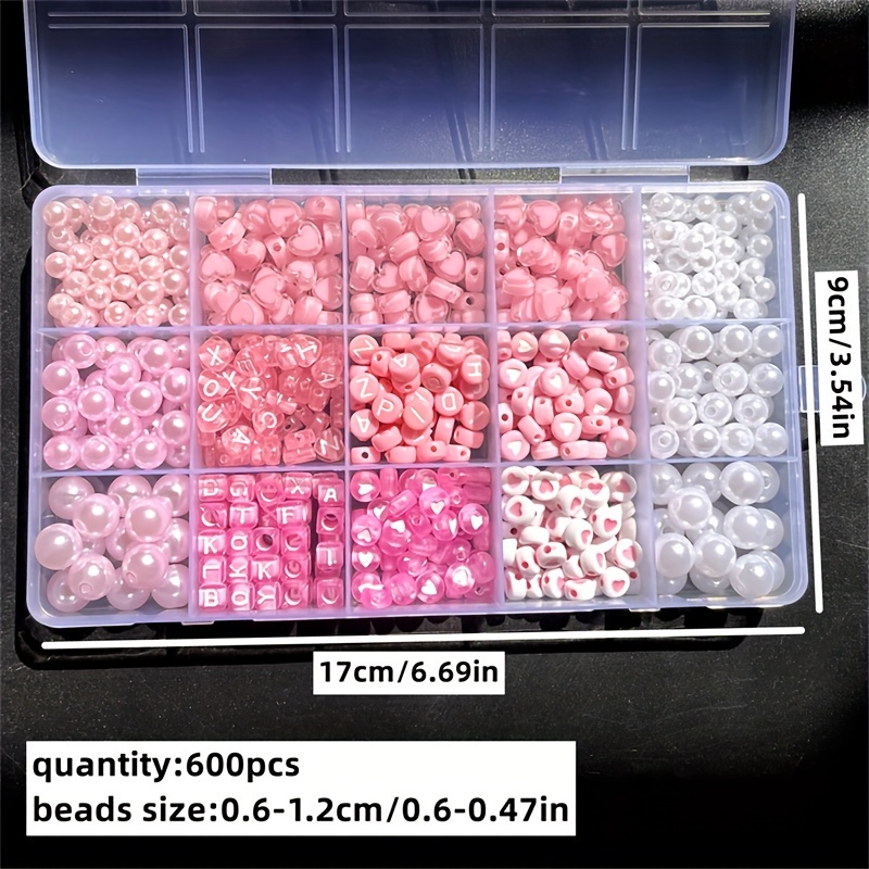 10-Piece Pink Alphabet Box, Ac - đánh giá và giá Jewelry Making Online