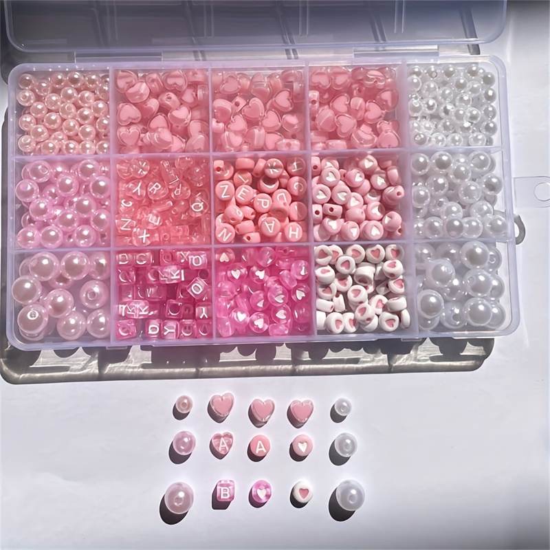 10-Piece Pink Alphabet Box, Ac - đánh giá và giá Jewelry Making Online