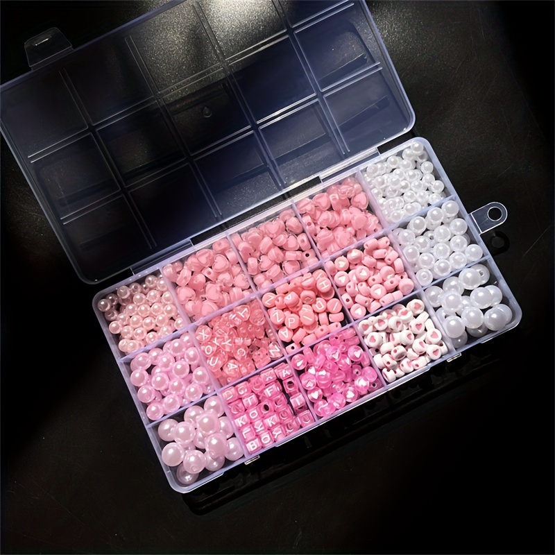 10-Piece Pink Alphabet Box, Ac - đánh giá và giá Jewelry Making Online