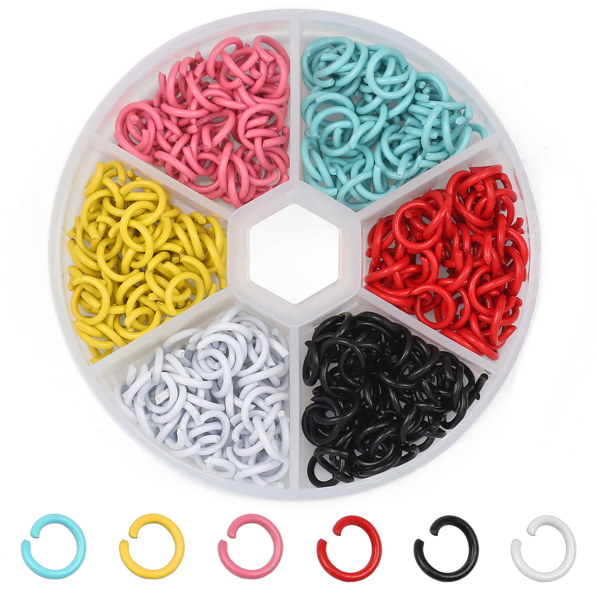 87g Colorful Mixed Colors Zinc - đánh giá và giá Jump Ring Assorted