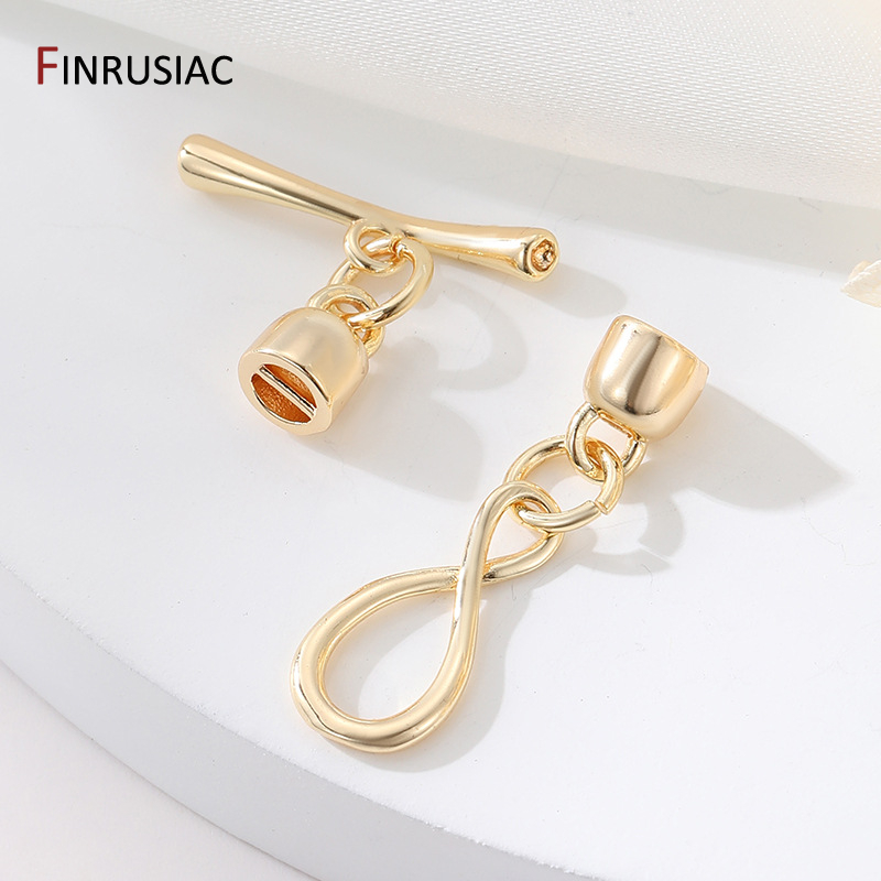14K Gold Plated Infinity Symbo - đánh giá và giá Toggle Clasp Gold