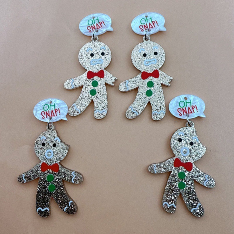10pcs Cute Christmas Gingerbre - đánh giá và giá Jewelry Making Necklaces