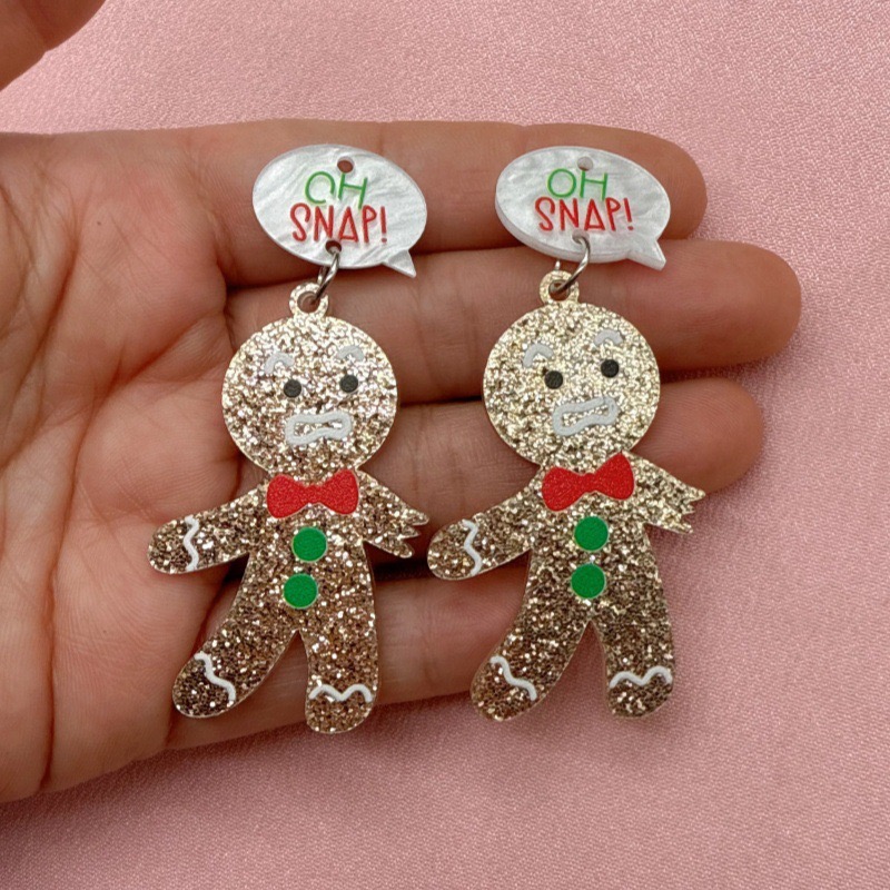 10pcs Cute Christmas Gingerbre - đánh giá và giá Jewelry Making Necklaces