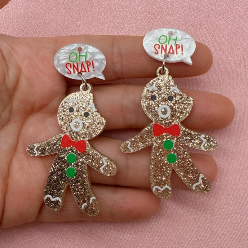 10pcs Cute Christmas Gingerbre - đánh giá và giá Jewelry Making Necklaces