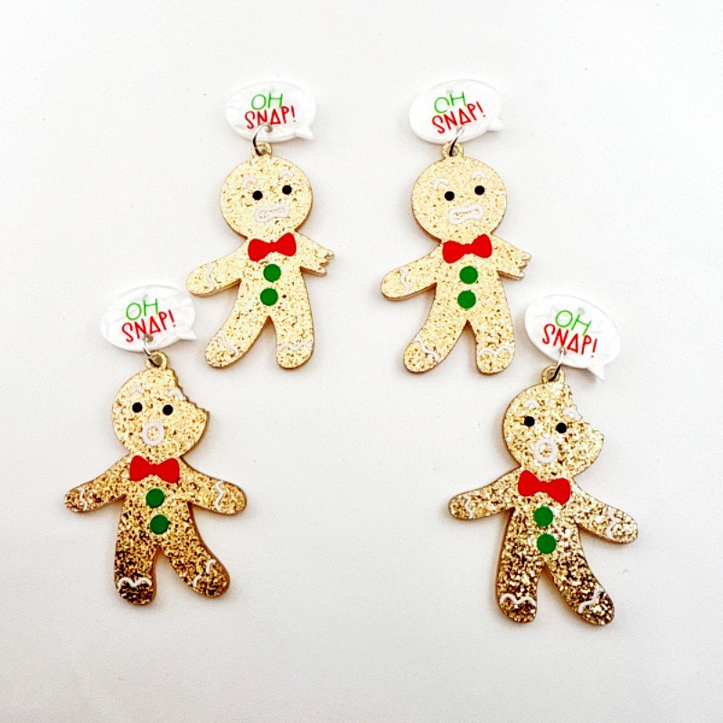 10pcs Cute Christmas Gingerbre - đánh giá và giá Jewelry Making Necklaces