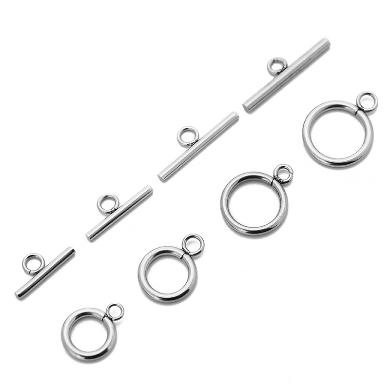 5/10 Bộ/túi Thép Không Gỉ OT T - đánh giá và giá Toggle Clasp Gold
