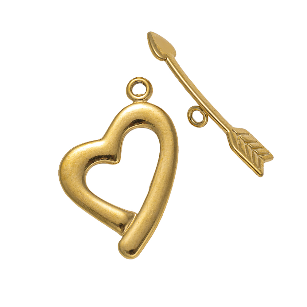 5 Sets Stainless Steel Toggle  - đánh giá và giá Toggle Clasp Gold