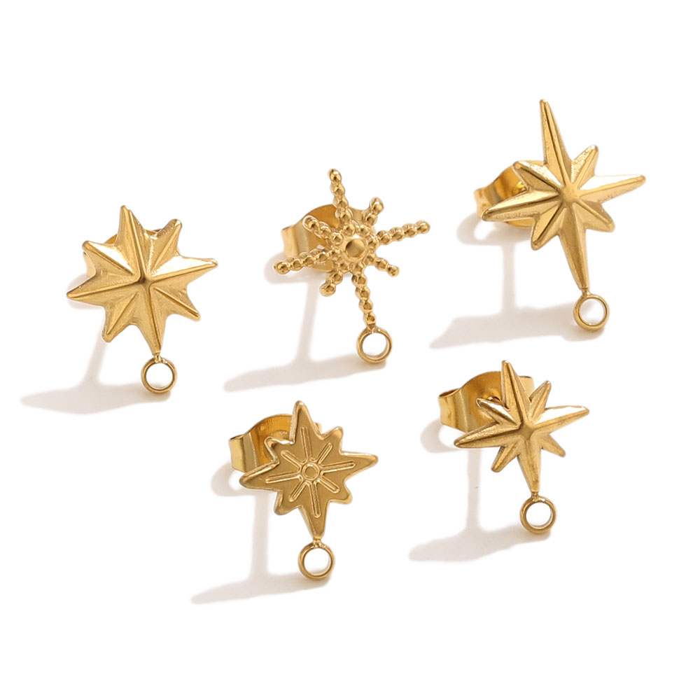 6pcs Stainless Steel Star Earr - đánh giá và giá Jewelry Making Techniques