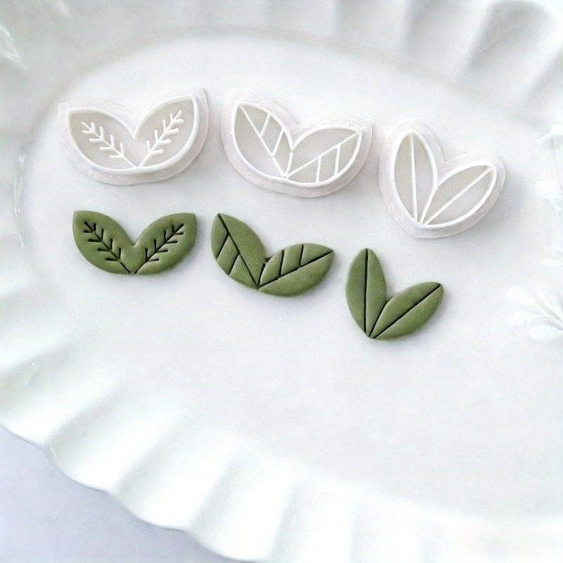 8Pcs Floral Leaf Polymer Clay  - đánh giá và giá Jewelry Making Techniques