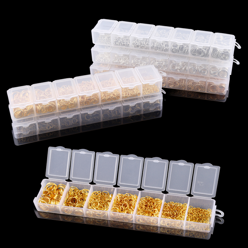 1370PCS/Set Mixed Metal Open J - đánh giá và giá Jump Ring Assorted
