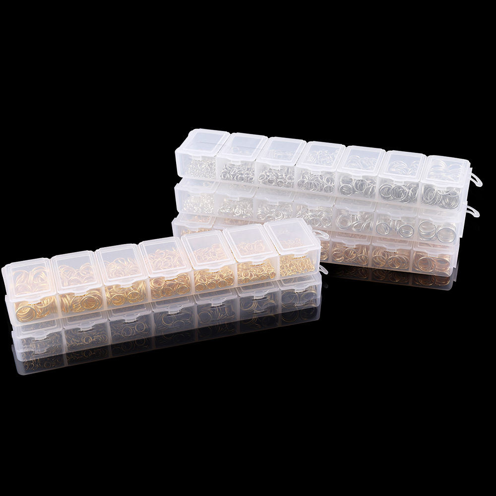 1370PCS/Set Mixed Metal Open J - đánh giá và giá Jump Ring Assorted