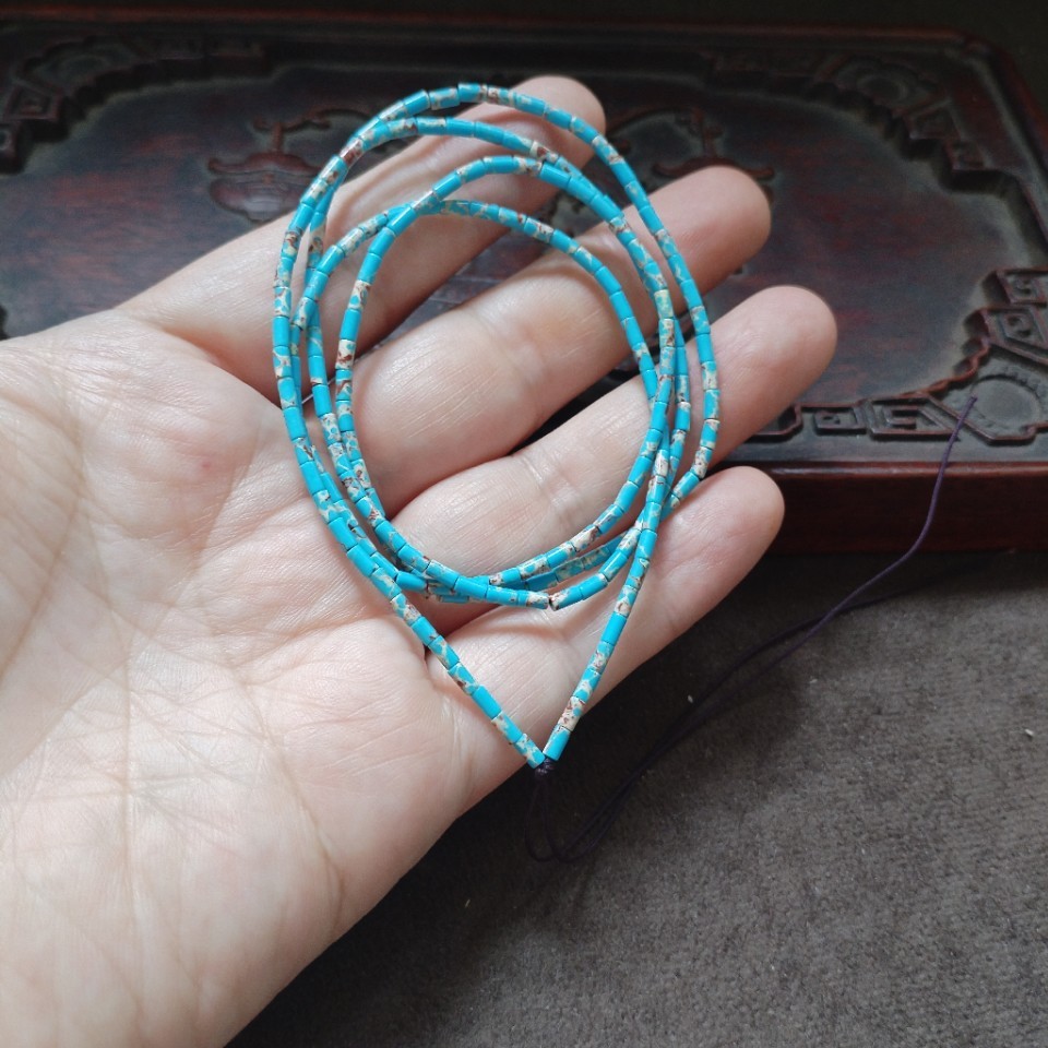 Vintage Light Blue Micro Colum - đánh giá và giá Jewelry Making Light