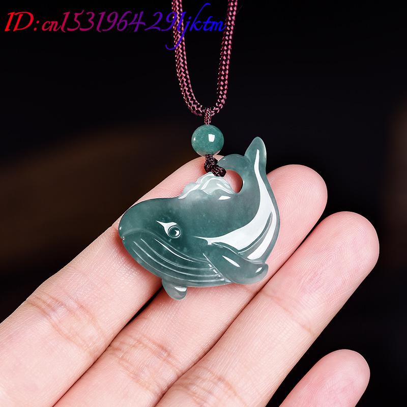 Natural Burmese Jadeite Whale  - đánh giá và giá Jewelry Making Necklaces
