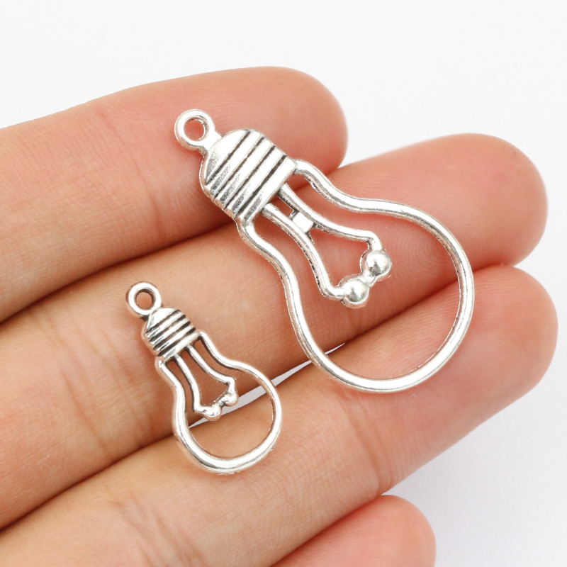 20pcs Light Bulb Charms Pendan - đánh giá và giá Jewelry Making Light
