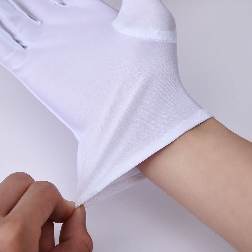 Soft White Cotton Gloves Thin  - đánh giá và giá Jewelry Making Gloves