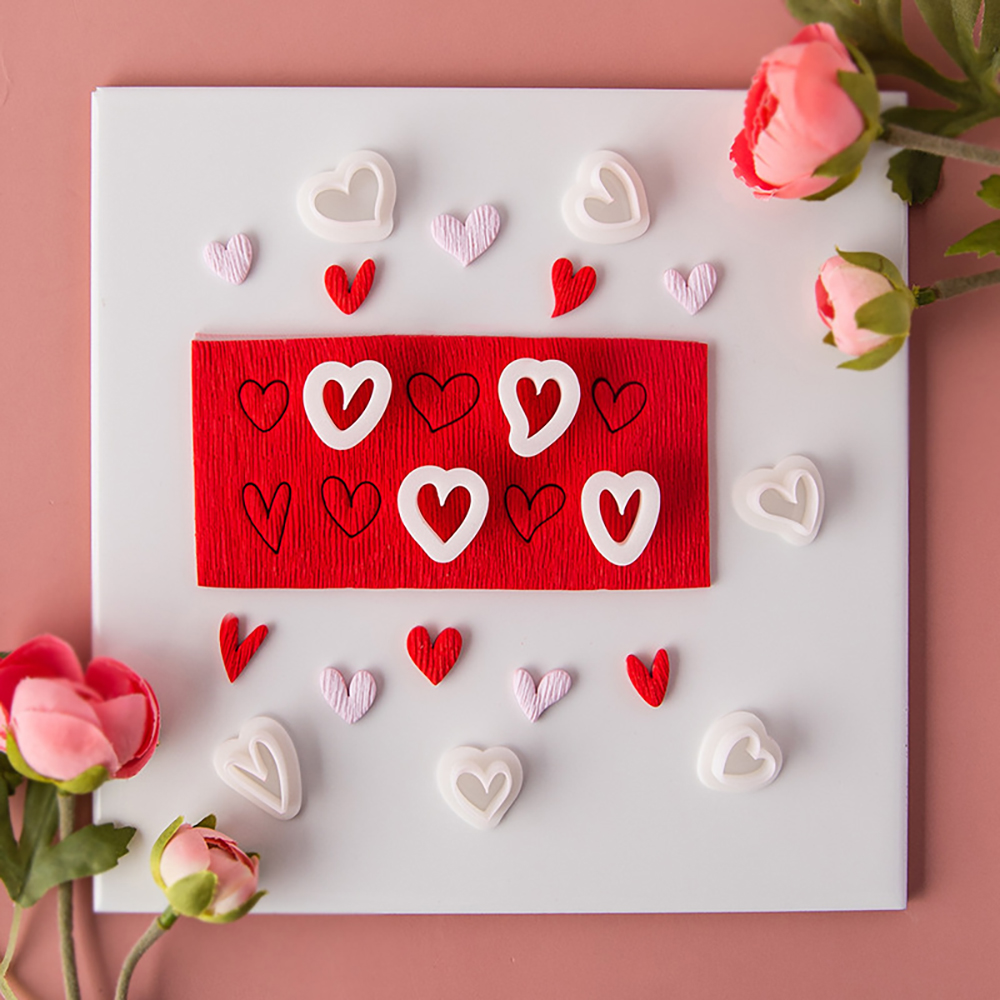 10pcs Heart-Shaped Set Polymer - đánh giá và giá Jewelry Making Techniques