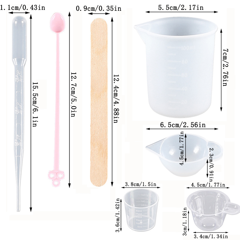 Epoxy Resin Tools Kit Silicone - đánh giá và giá Jewelry Making Techniques