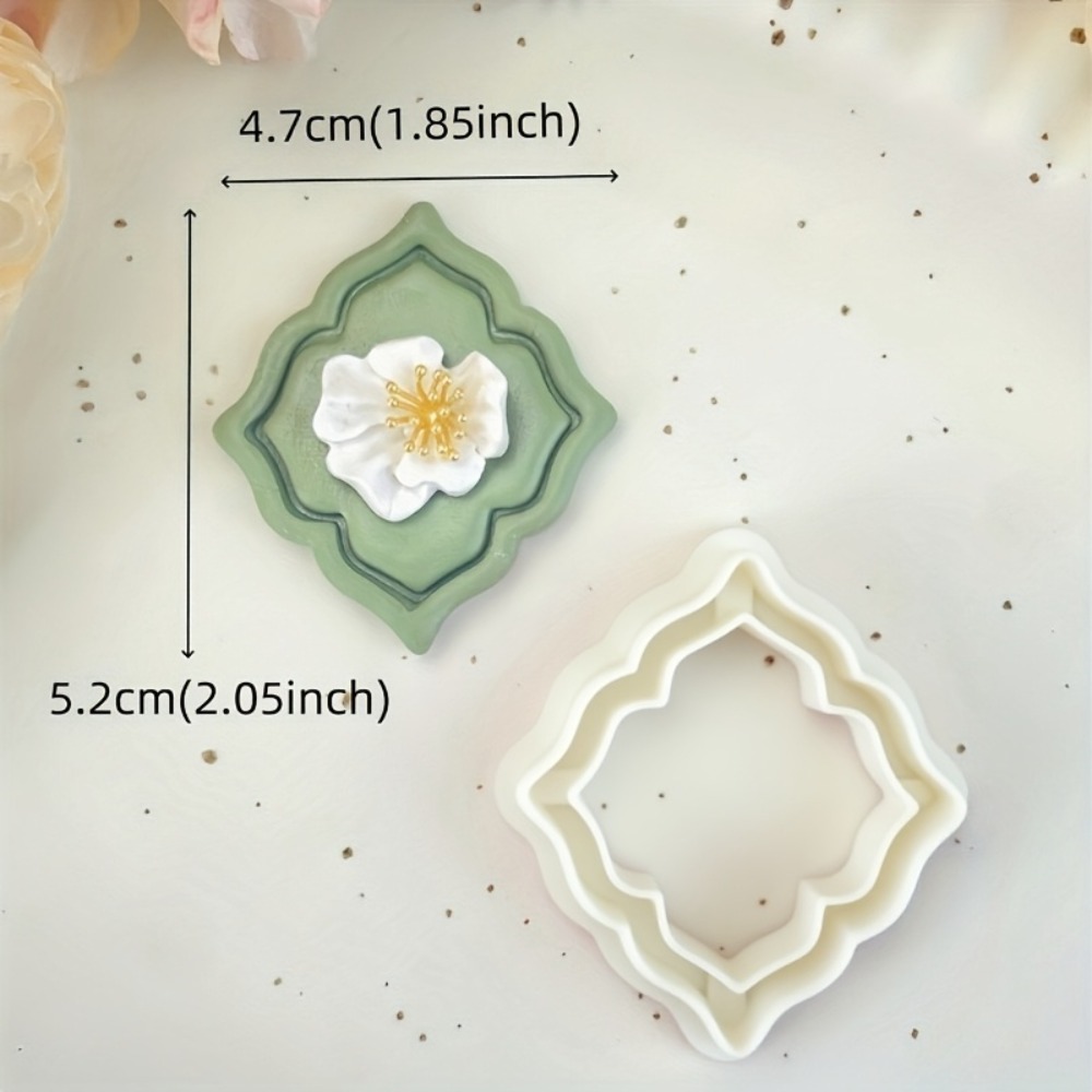 6pcs Vintage  Frame Shape Poly - đánh giá và giá Jewelry Making Techniques
