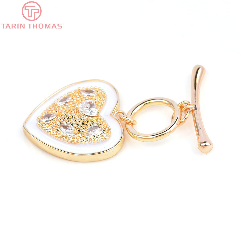 (6395) bộ 2 Vàng 24K Màu Mạ Đồ - đánh giá và giá Toggle Clasp Gold