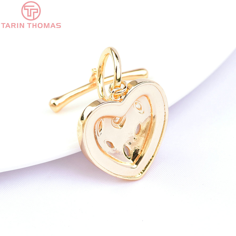 (6395) bộ 2 Vàng 24K Màu Mạ Đồ - đánh giá và giá Toggle Clasp Gold