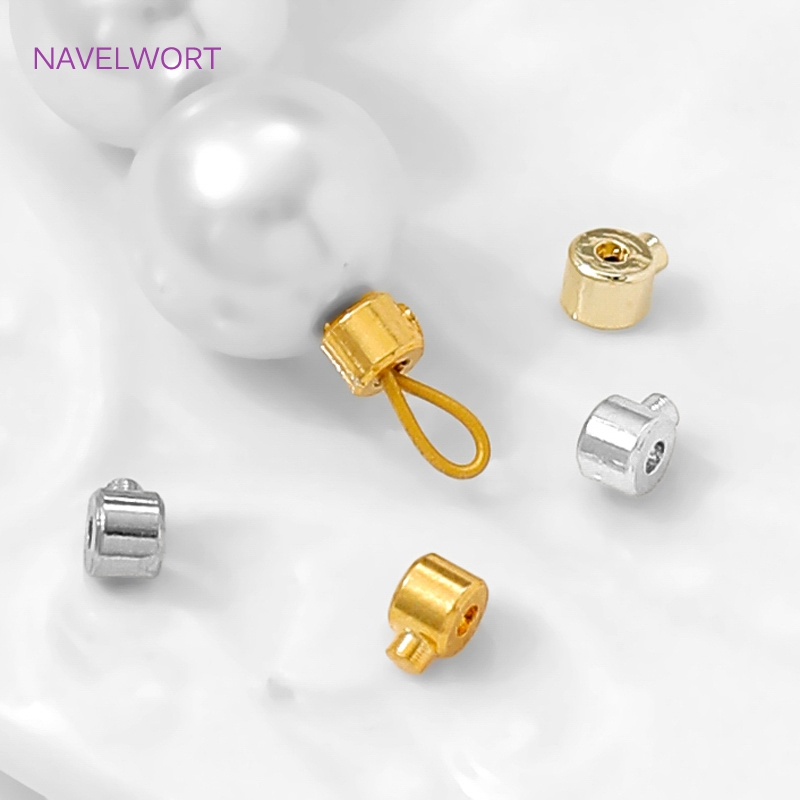 18K Gold Plated Round Crimp En - đánh giá và giá Jewelry Making Light