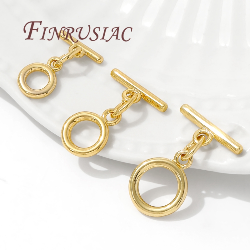 18K Gold Plated Toggle Clasp F - đánh giá và giá Toggle Clasp Gold