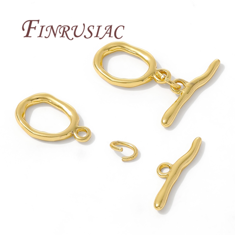 18K Gold Plated Toggle Clasp F - đánh giá và giá Toggle Clasp Gold