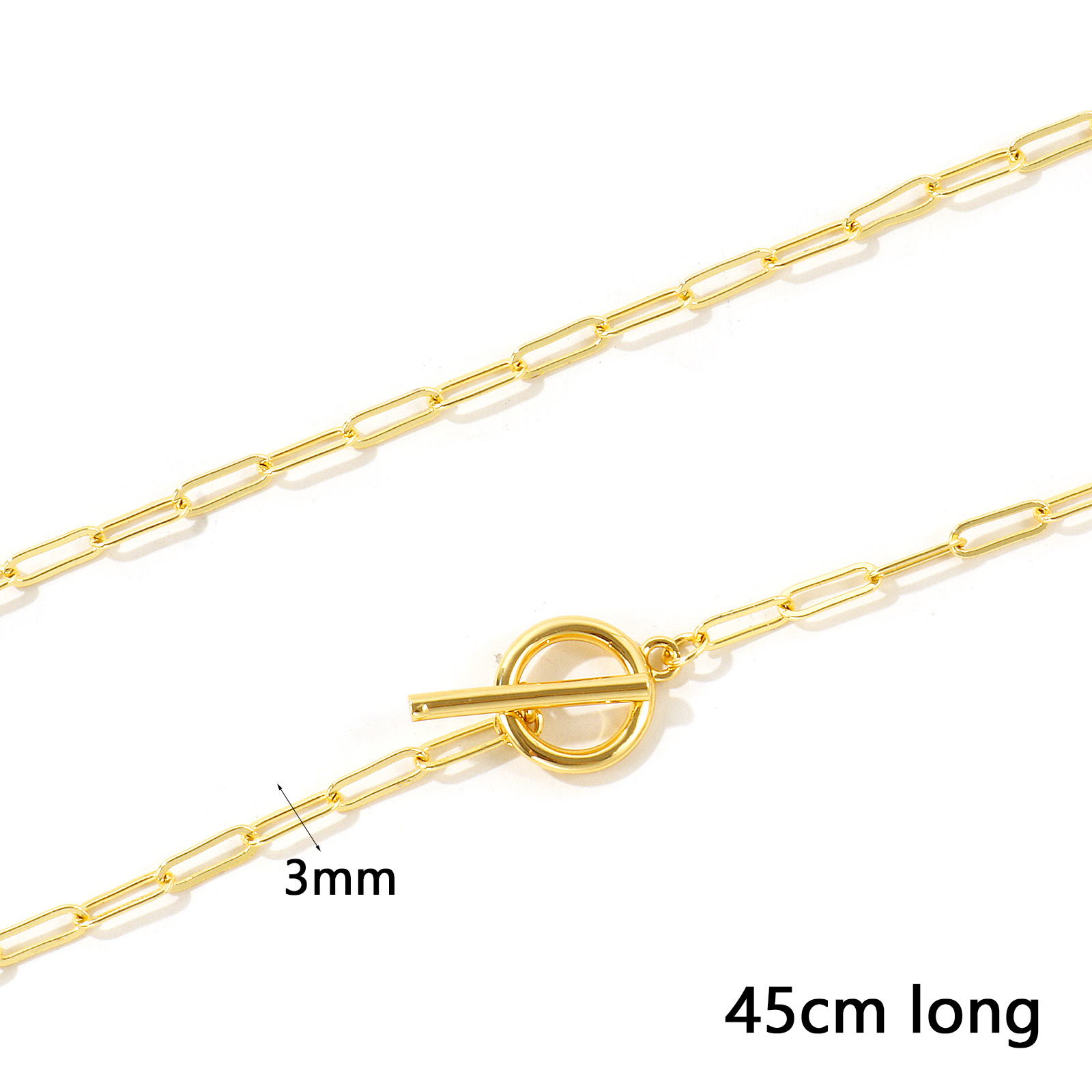 1pc 3/4/5mm Width Minimalist B - đánh giá và giá Toggle Clasp Gold